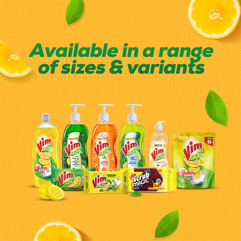 VIM LEMONS DISHWASH LIQUID 900ML
