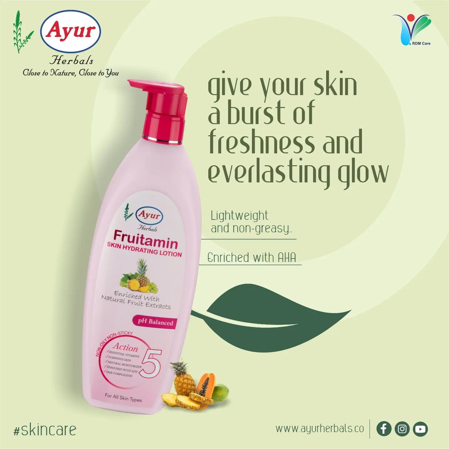 AYUR FRUITAMIN LOTION 50ML