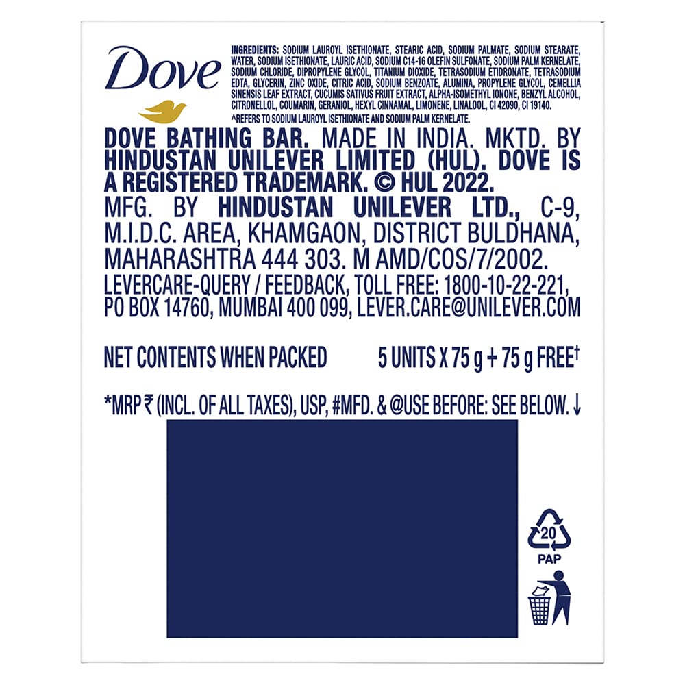 Dove cucumber &green tea scent 75g