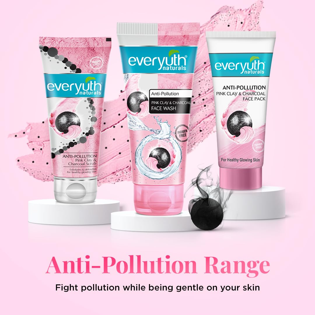 EVERYUTH NATURALS ANTI POLLUTION CHARCOAL SCRUB 25 G