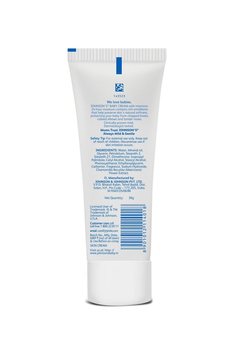 Johnson's Baby Cream, 30g