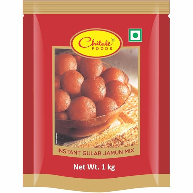 Chitale Dairy Gulab Jamun Mix | Traditional Indian Sweet Dessert | 1kg