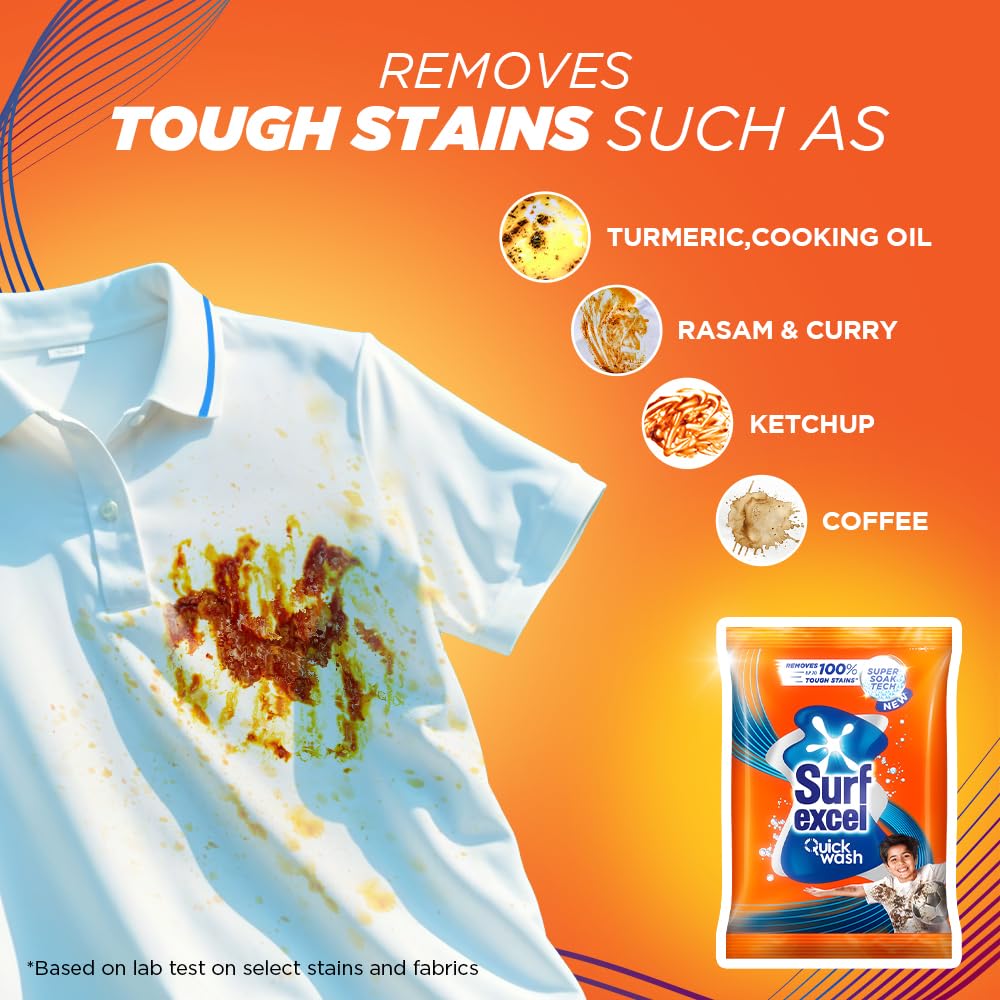Surf Excel Quick Wash Detergent Powder 1 kg