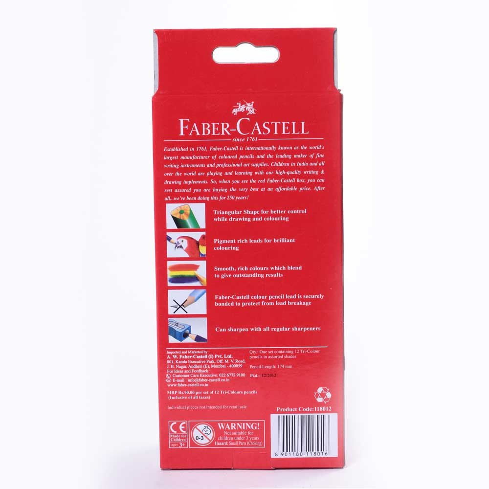 FC COL. PENCIL (12 TRI)