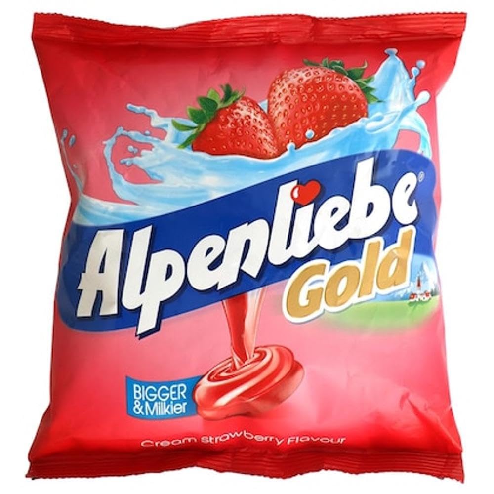 Alpenliebe Gold Cream Strawberry Flavour Candy, 360g