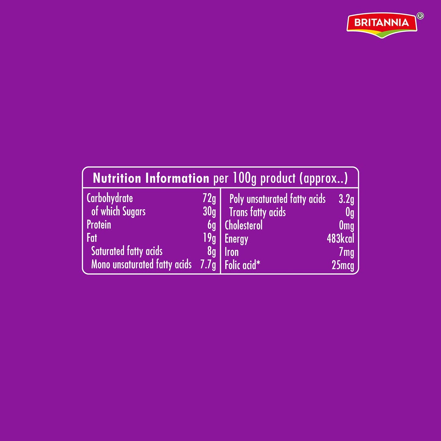 Britannia Tiger Krunch Choco Chips Biscuits 63 g