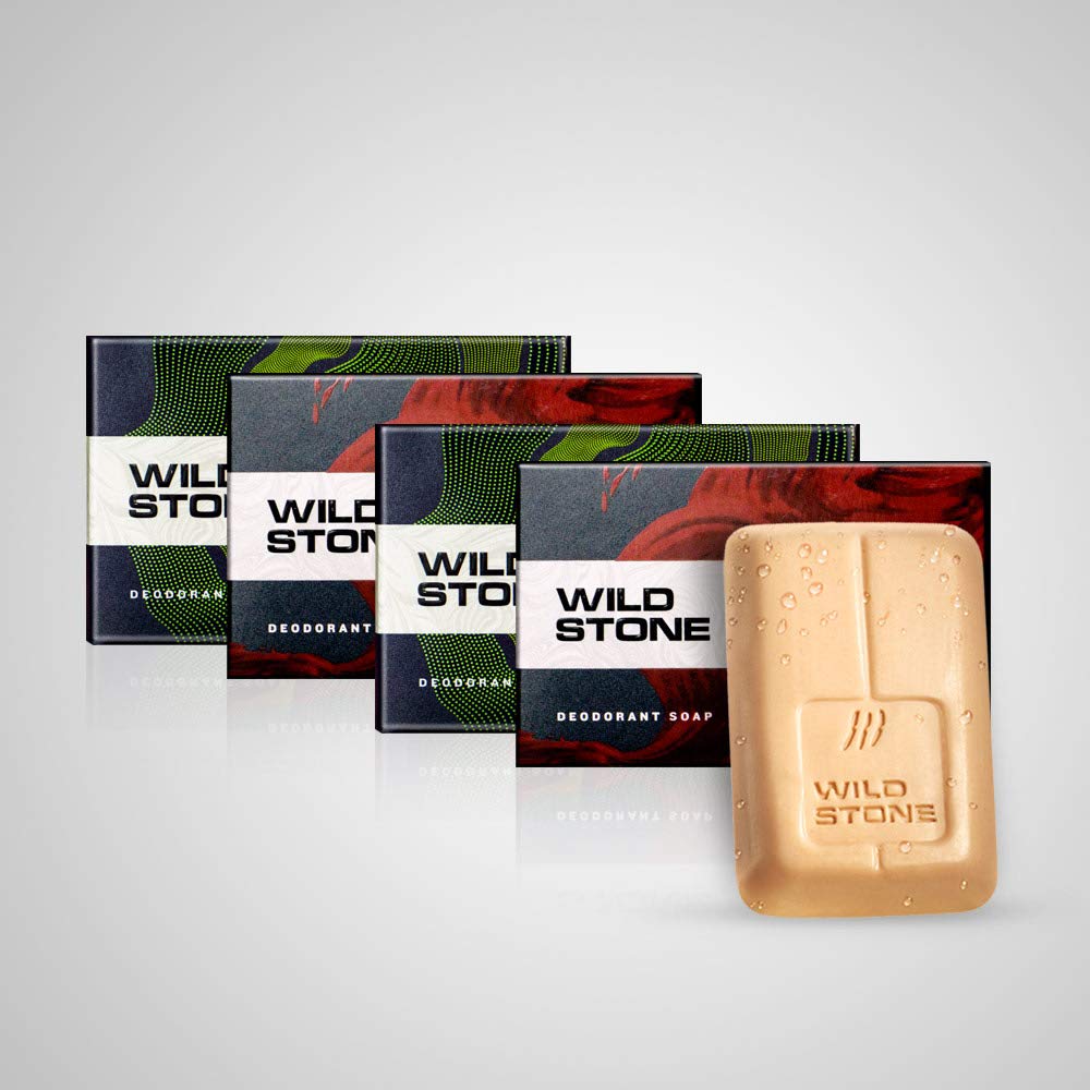 Wild stone soap combi 3+1  75g