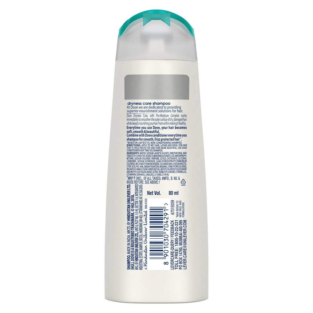 DOVE DRYNESS CARE SHAMPOO 80 ML