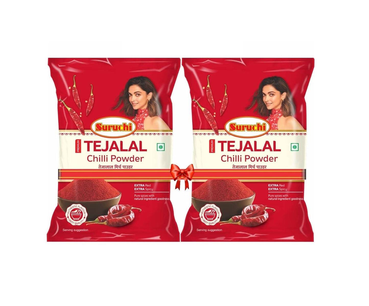 Suruchi Premium Tejalal Chilli Powder, Red Mirchi Powder: 500gm