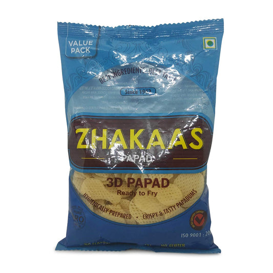 Zhakaas 3D Papad, 250g
