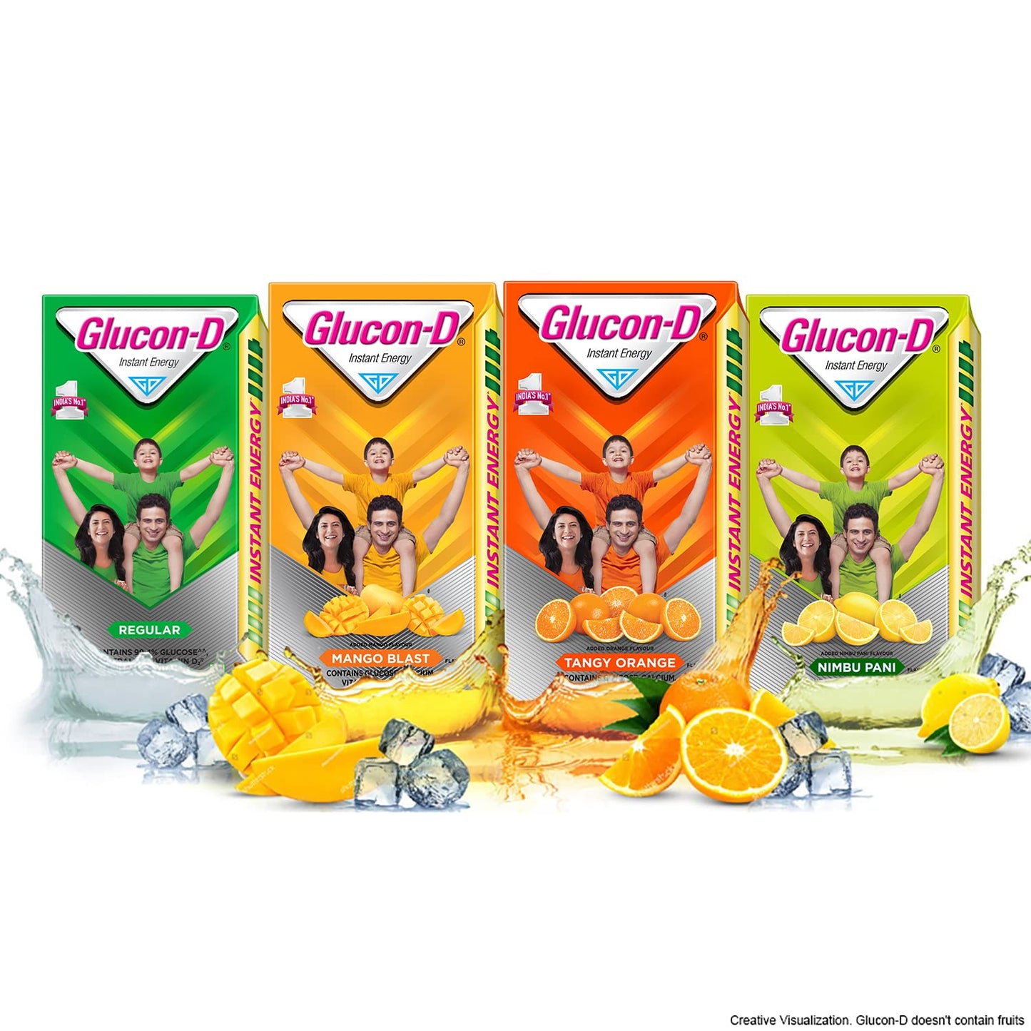 Glucon-D Tangy Orange Glucose Powder 75g