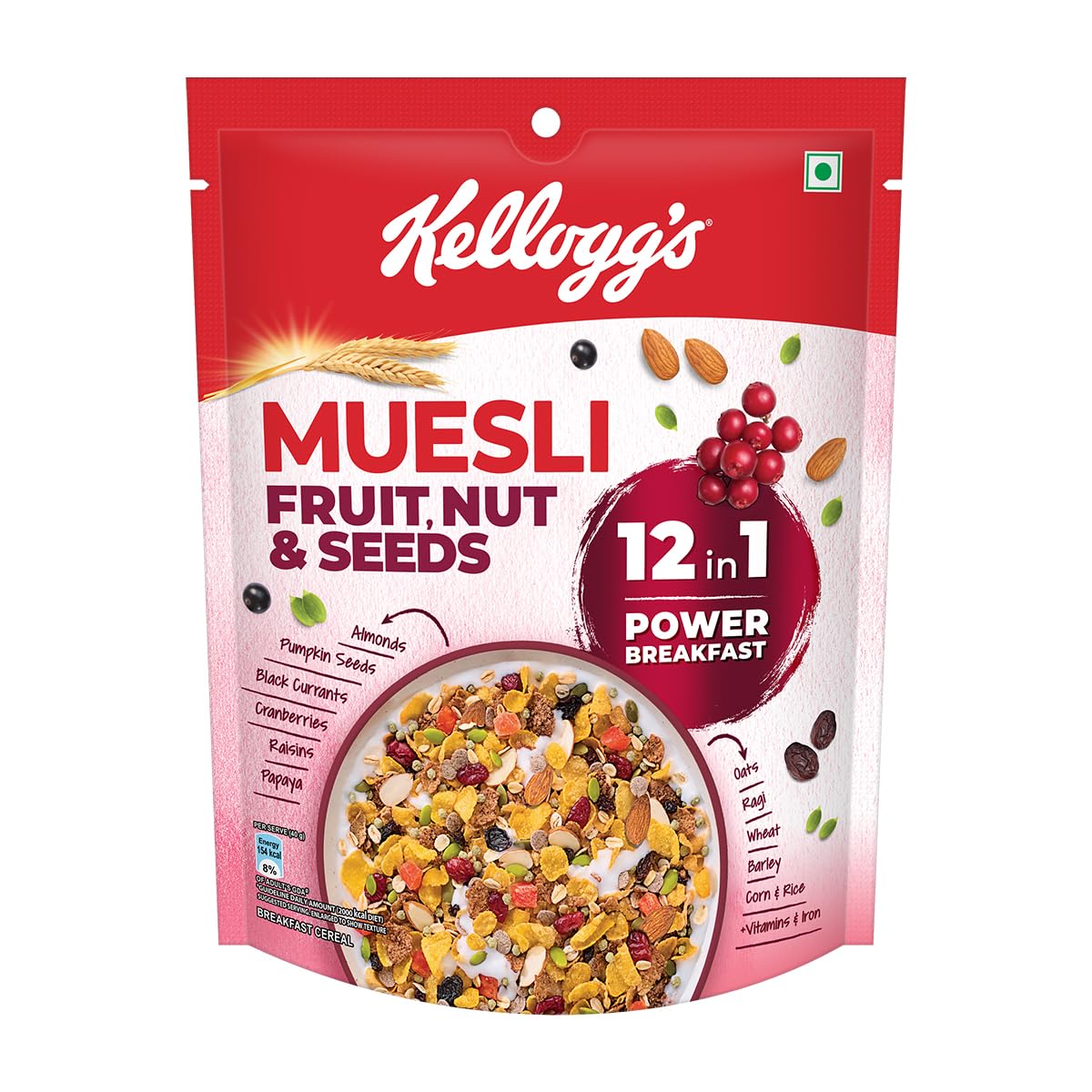 Kellogg's Muesli Fruit Nut&Seeds 240G
