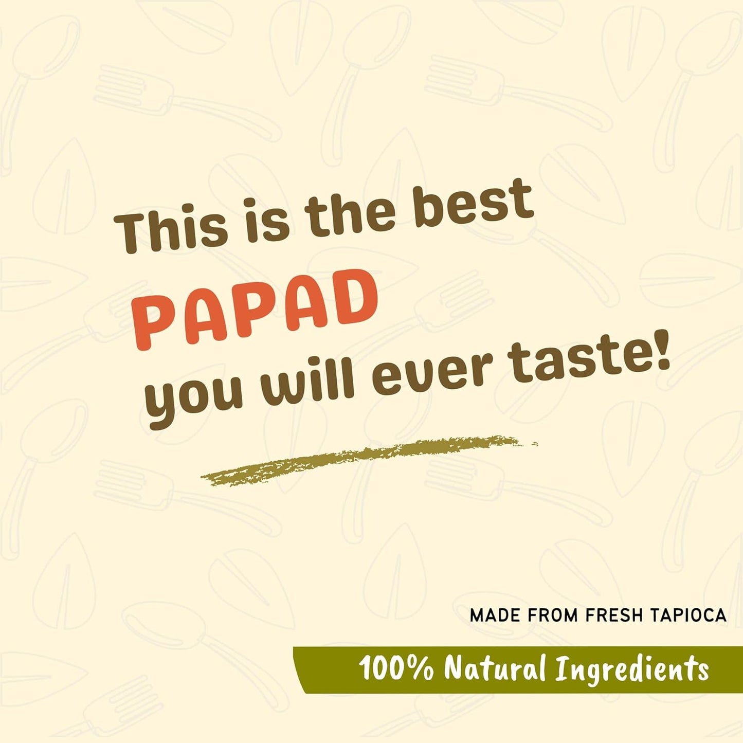 Harappa Tapioca/Sabudana Papad - Spicy Masala