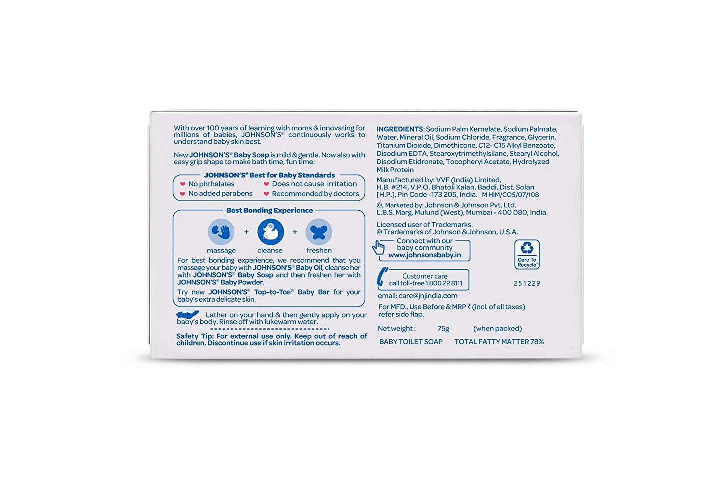 Baby Soap 75g moisturising