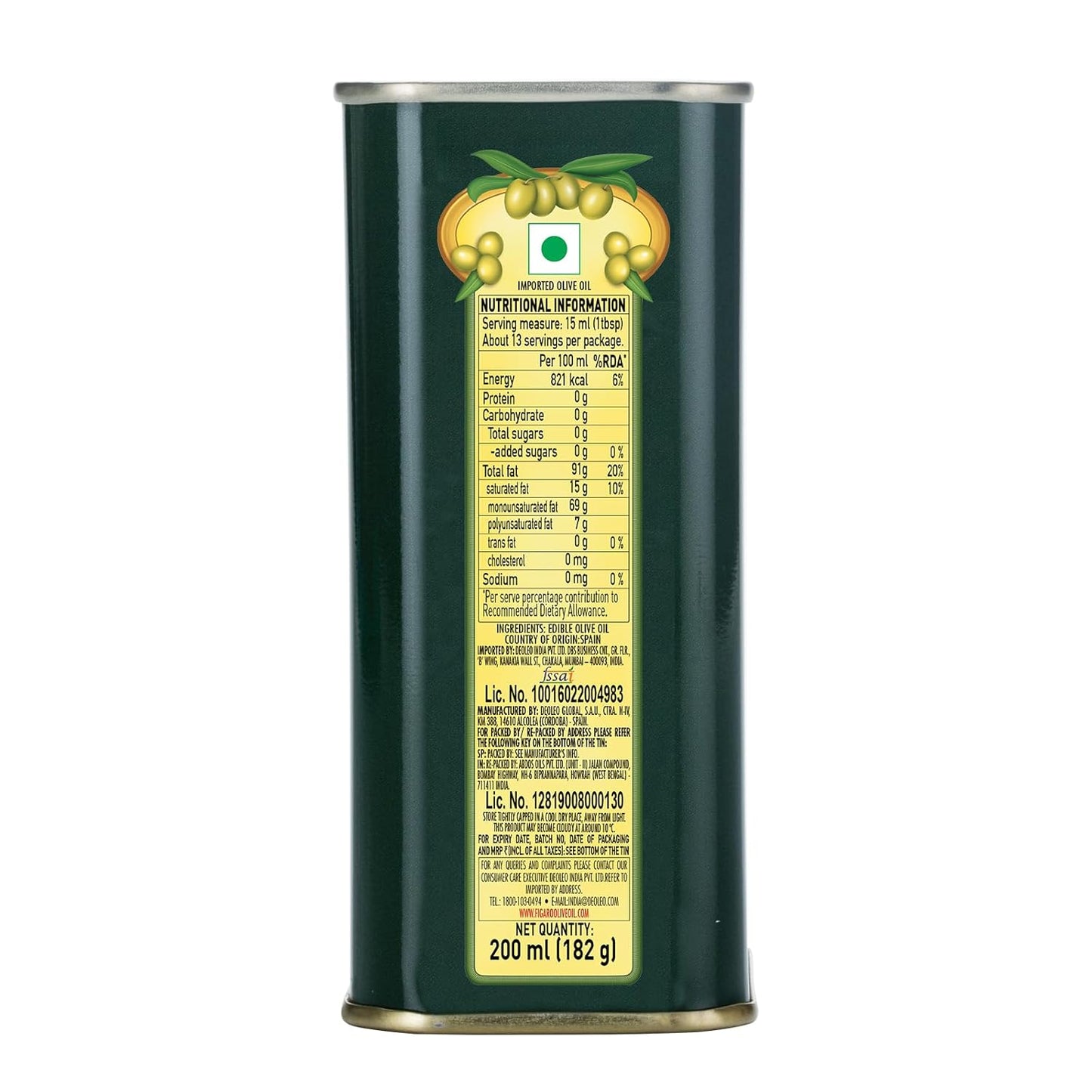 FIGARO OLIVE OIL 200ML