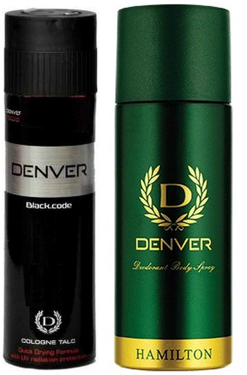 Denver Hamilton Deodorant 165Ml With Black Code Talc For Men 100Gm