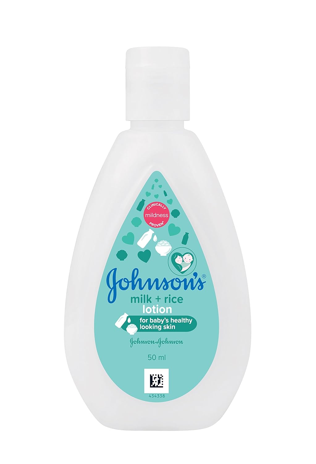 Johnson's Baby Milk and Rice Lotion, 50ml