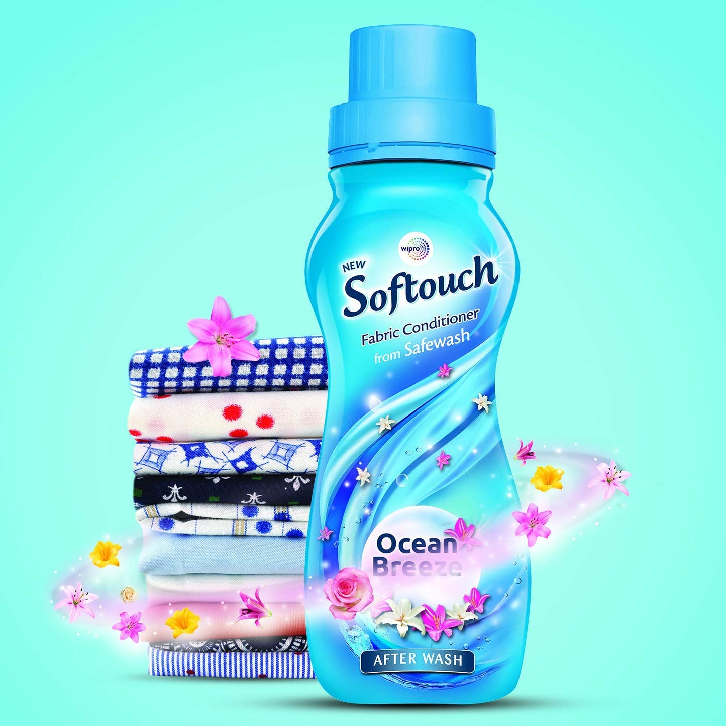 Softouch Fabric Conditioner Ocean Breeze, 220 ml