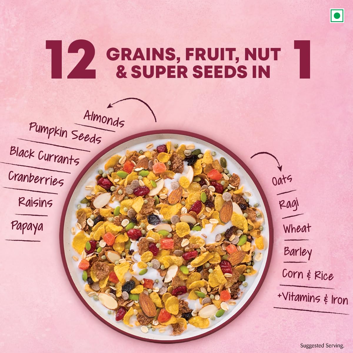 Kellogg's Muesli Fruit Nut&Seeds 240G
