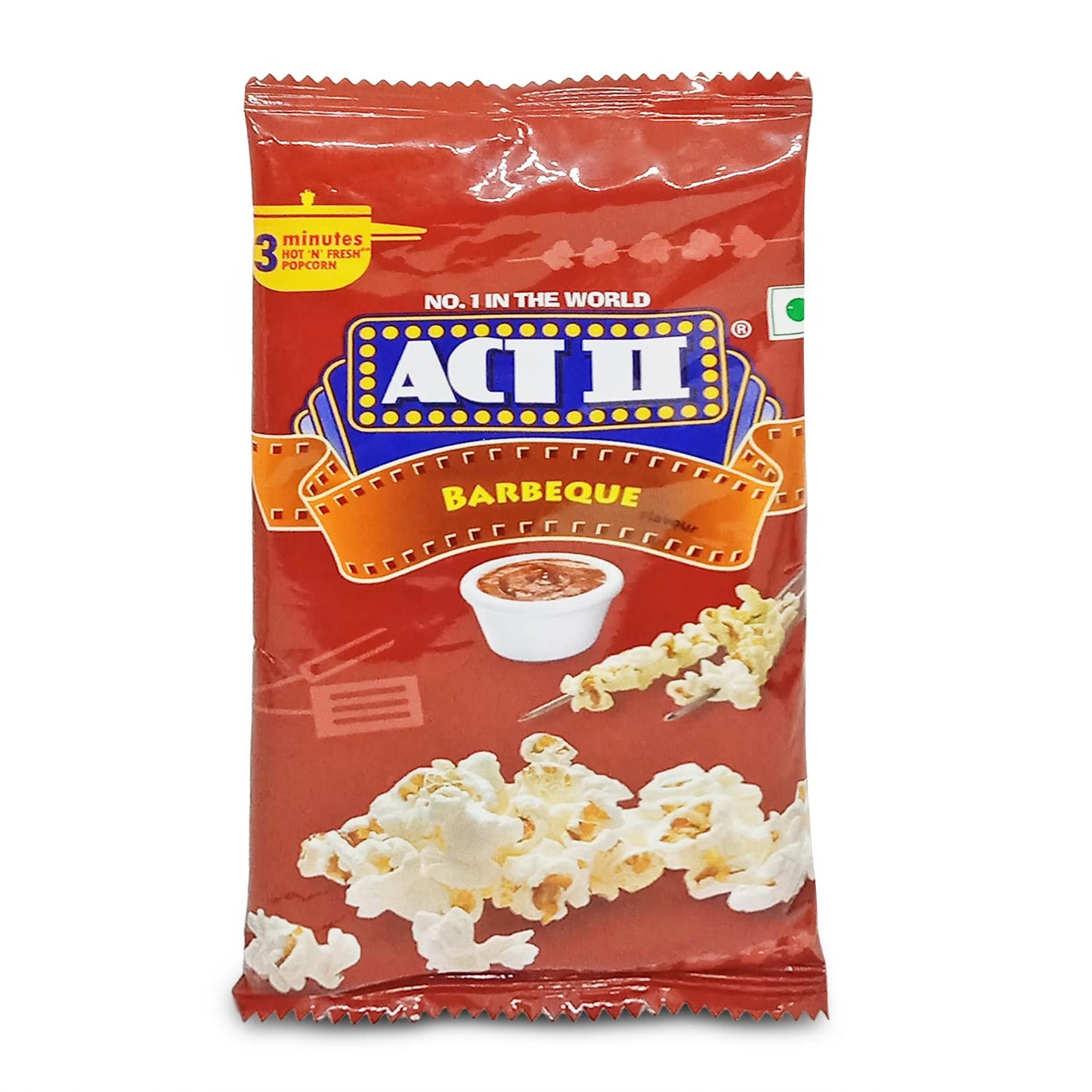 ACT II Barbeque Instant Popcorn, 50g Pack