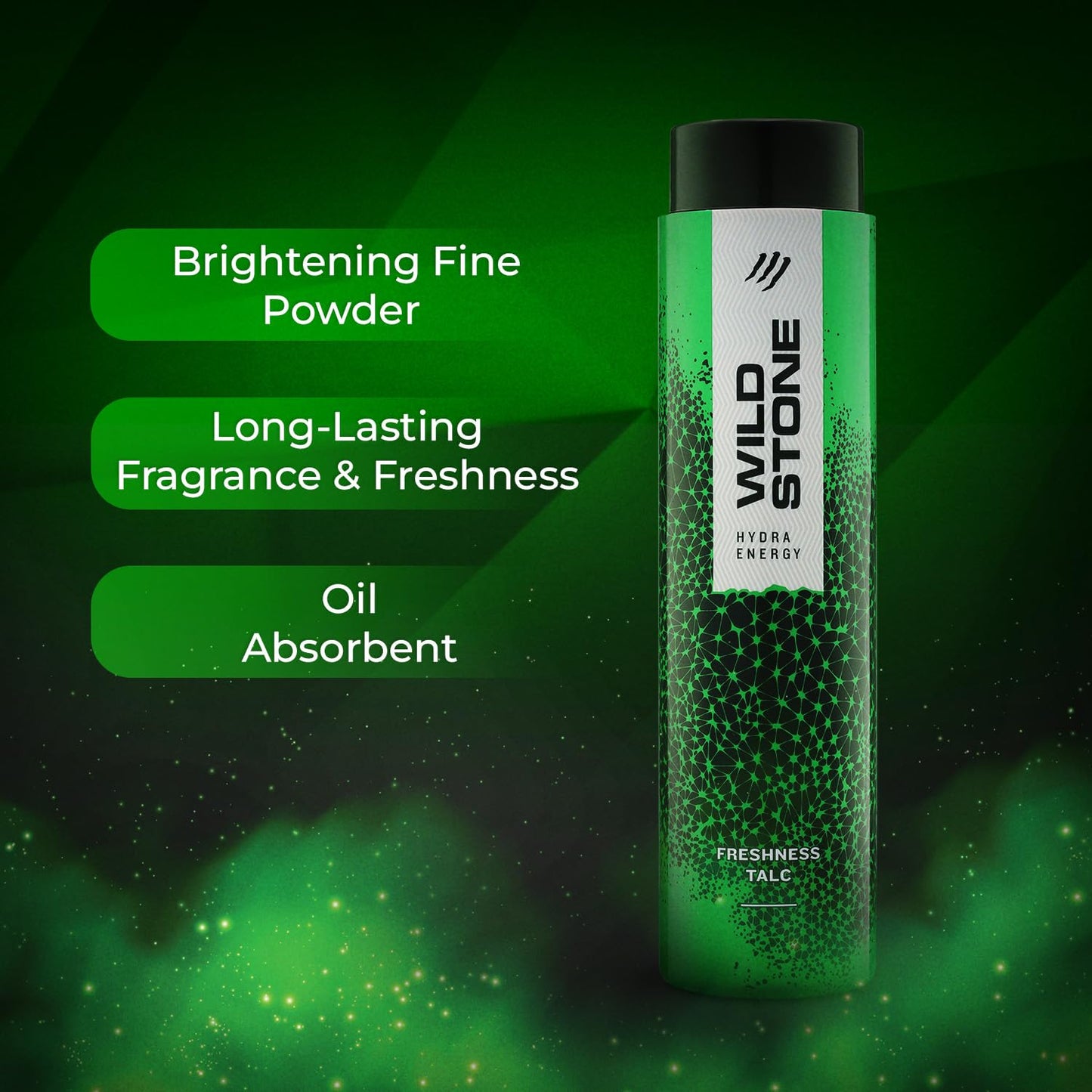 Wild stone hydra energy freshness talc 100g