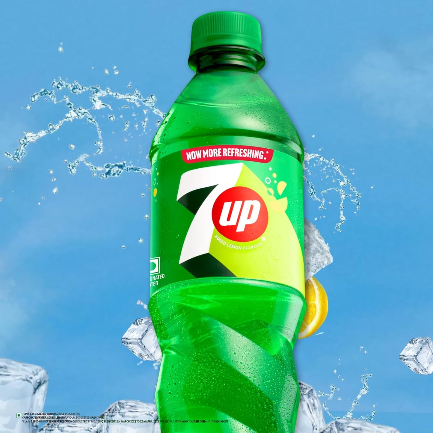 7UP Lemon Soft Drink, 750Ml