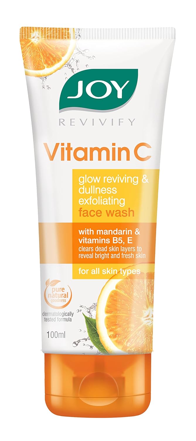 Joy Vitamin C Brightening Face Wash For Bright and Glowing Skin 100ml