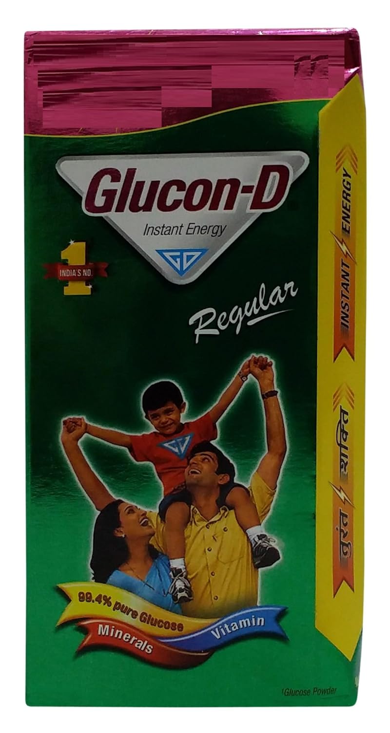 Glucon-D Instant Energy Drink - Regular, 75g Carton