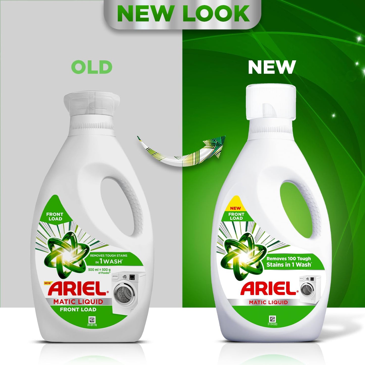 ARIEL MATIC LIQUID FRONT LOAD 500ML