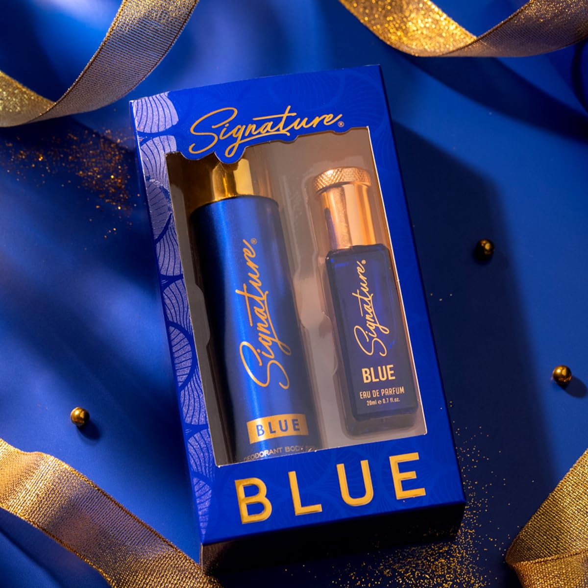 Signature Blue Perfume & Deodorant Gift Set