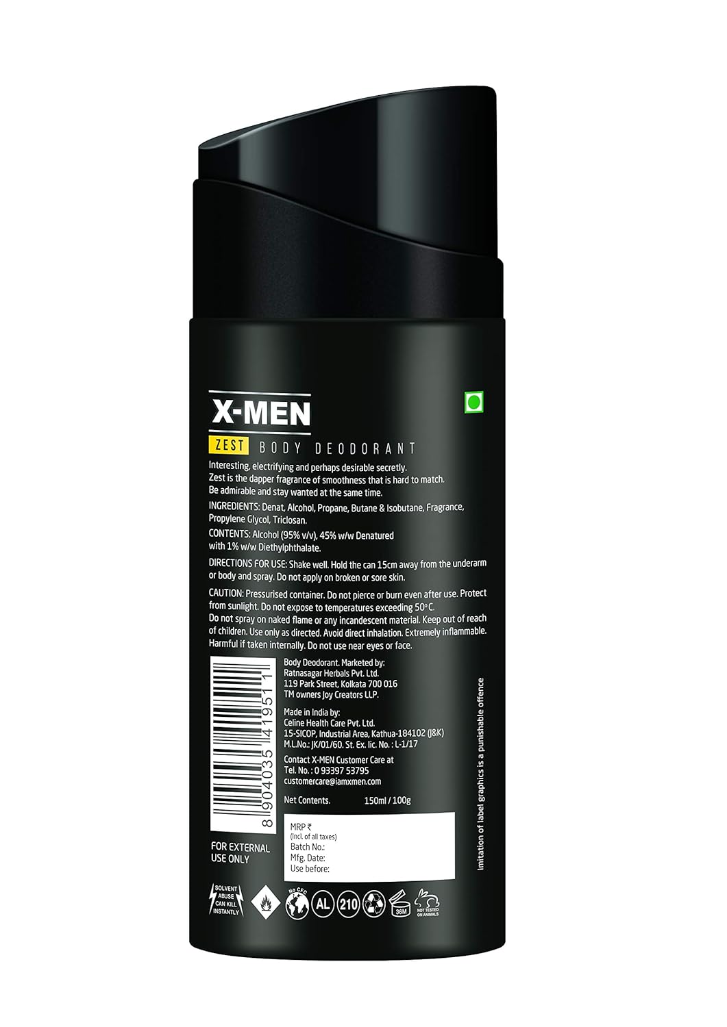 X-MAN ZEST 150ml