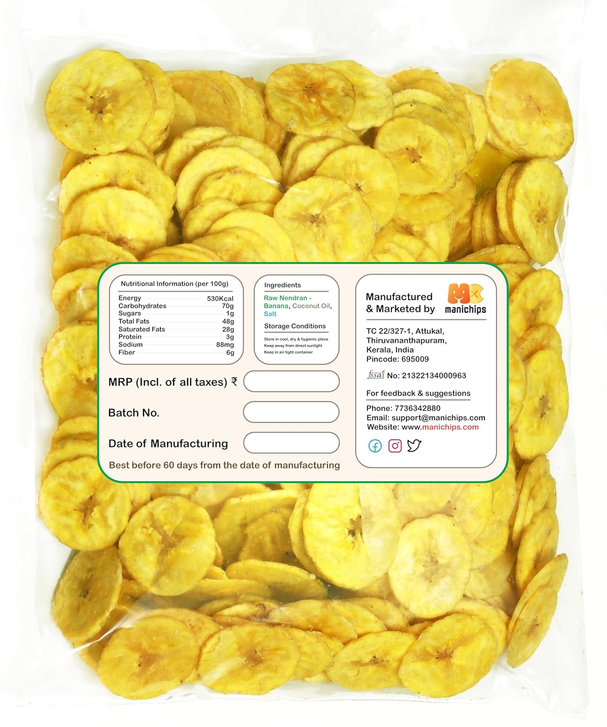 JB BANANA CHIPS 150GM