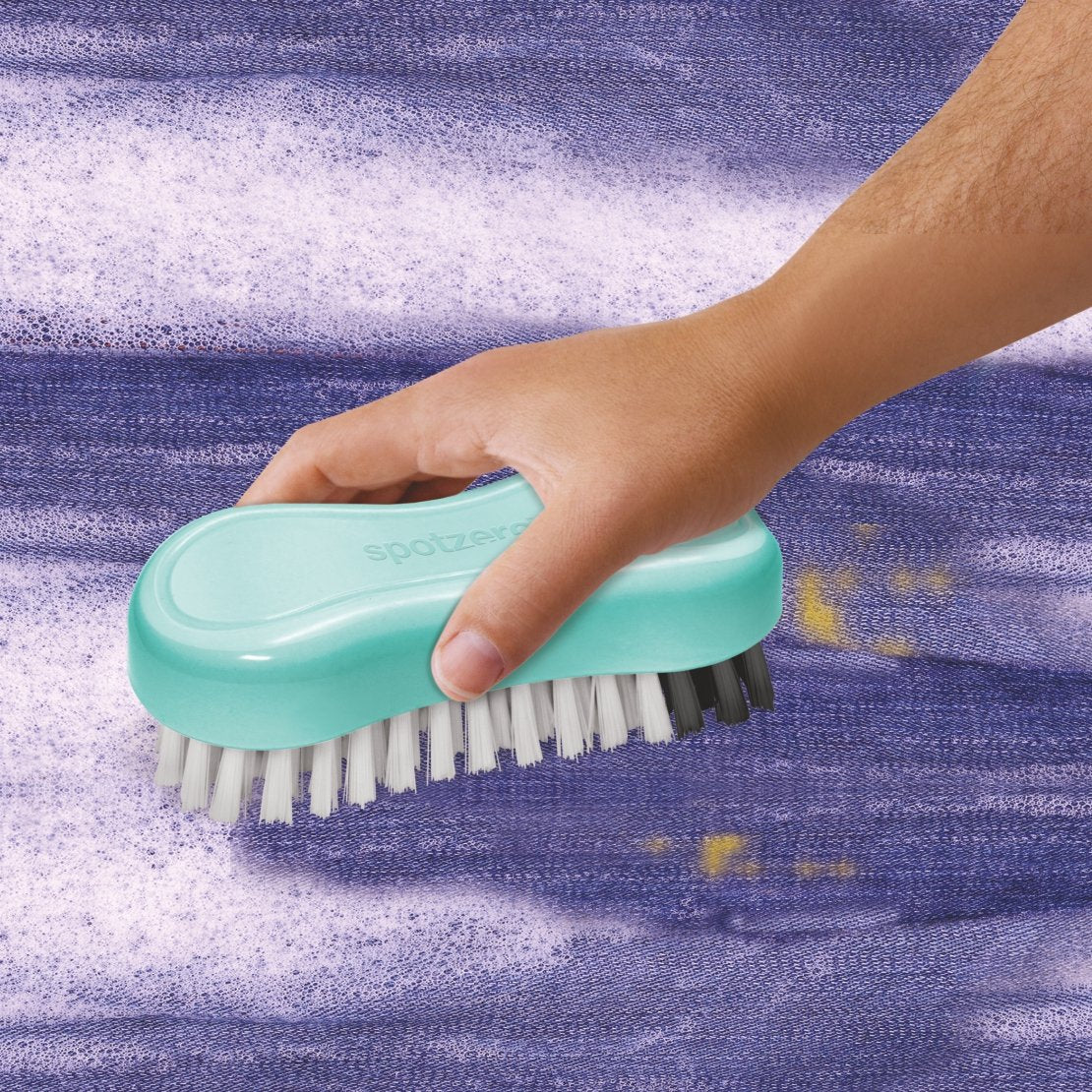 Spotzero By Milton Plastic Comfy Premium Cloth Brush (Aqua Green,Pack Of 1 Piece)