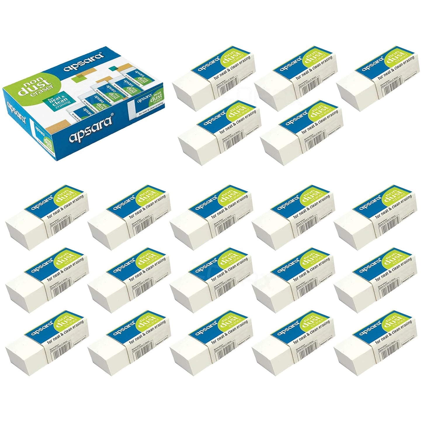 Apsara Eraser Pack