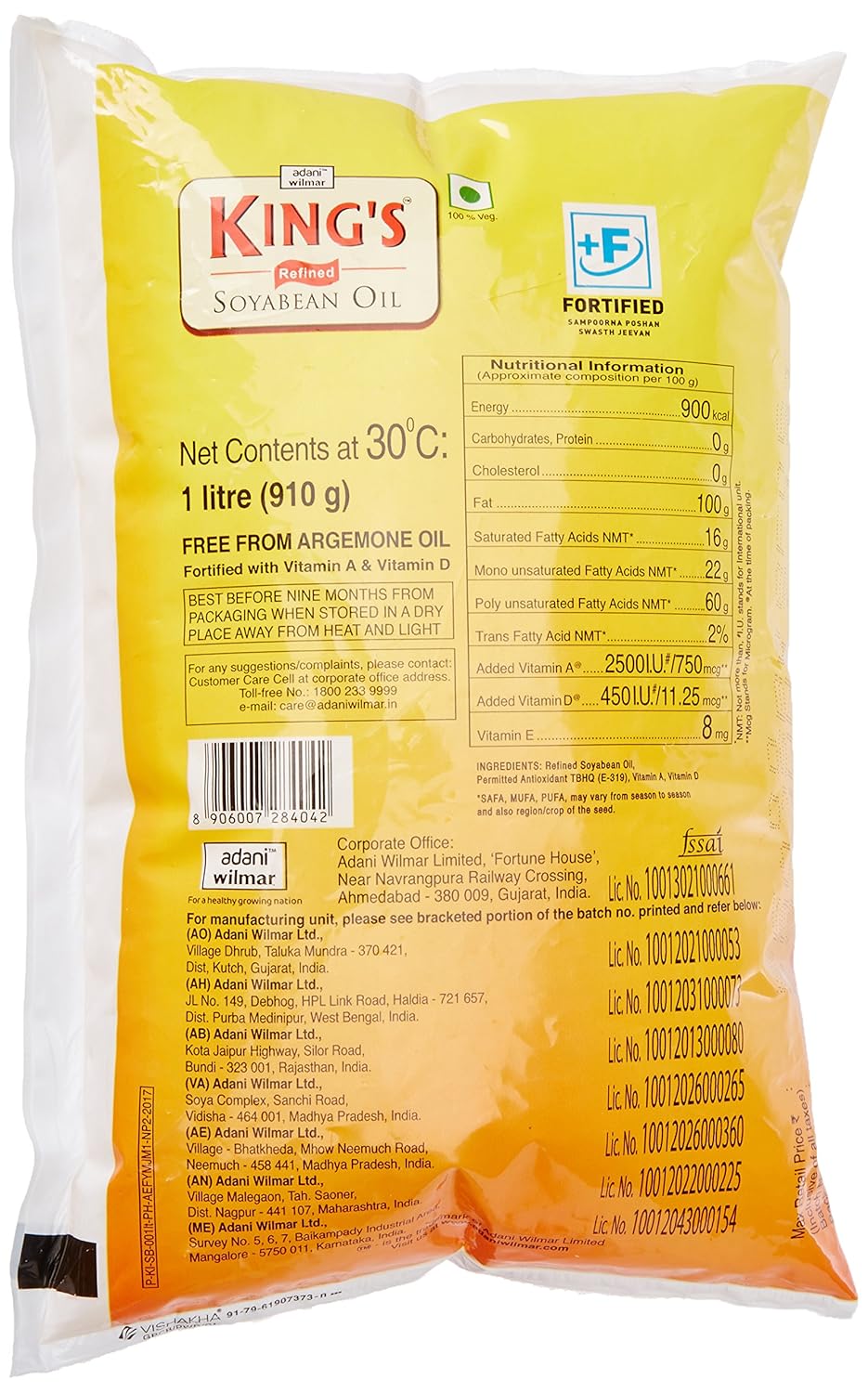 KINGS SOYA 1LTR