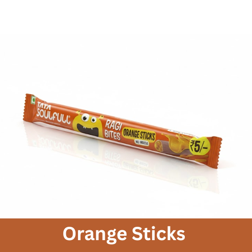 TATA RAGI BITES ORANGE STICKS