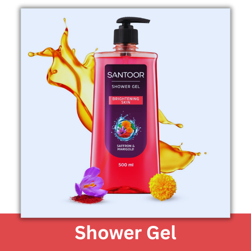 SANTOOR SAFFRON & MARIGOLD SHOWER GEL 250ML
