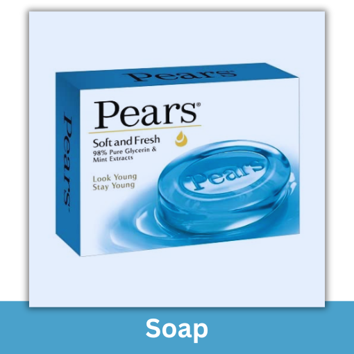 PEARS SOFT & FRESH SOAP 100GM