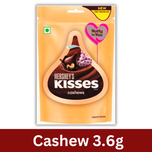 HERSHEYS KISSES CASHEW 33.6G