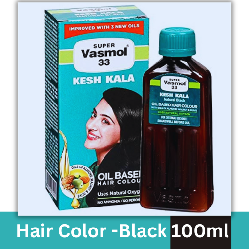 SUPER VASMOL 33 KESH KALA 100ML