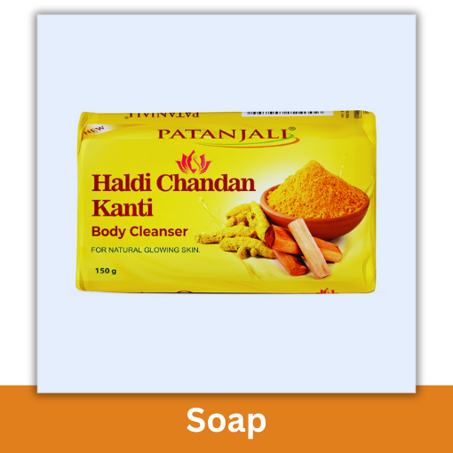 PATANJALI HALDI CHANDAN KANTI SOAP 150G