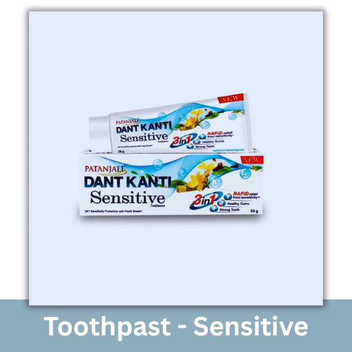 PATANJALI DANT KRANTI SENSITIVE 50GM