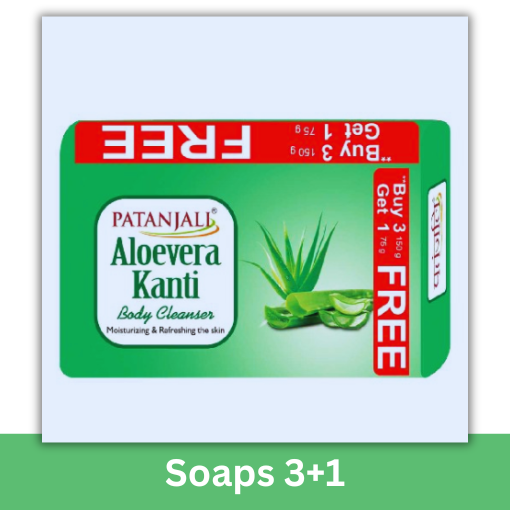 PATANJALI ALOVERA KANTI BODY CLEANER 3+1