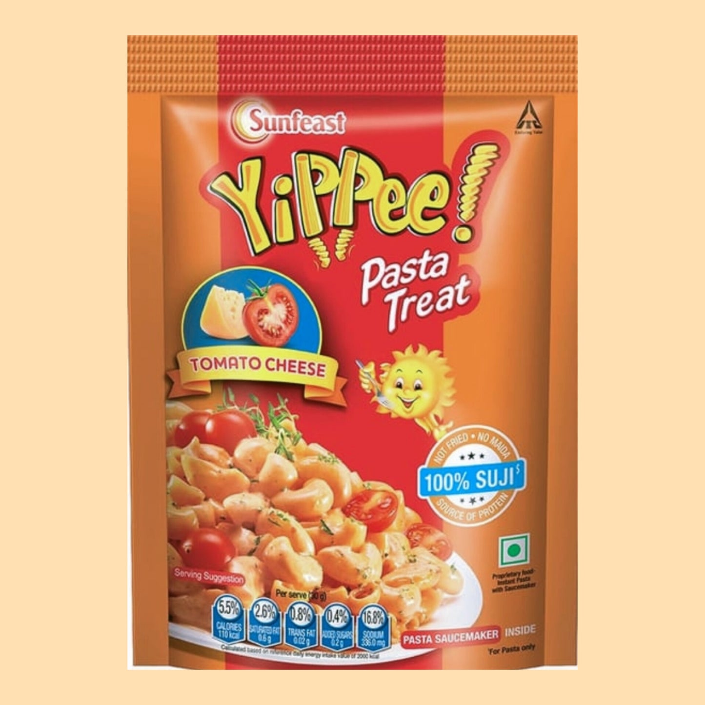 YIPPEE PASTA TOMATO CHEESE 65G