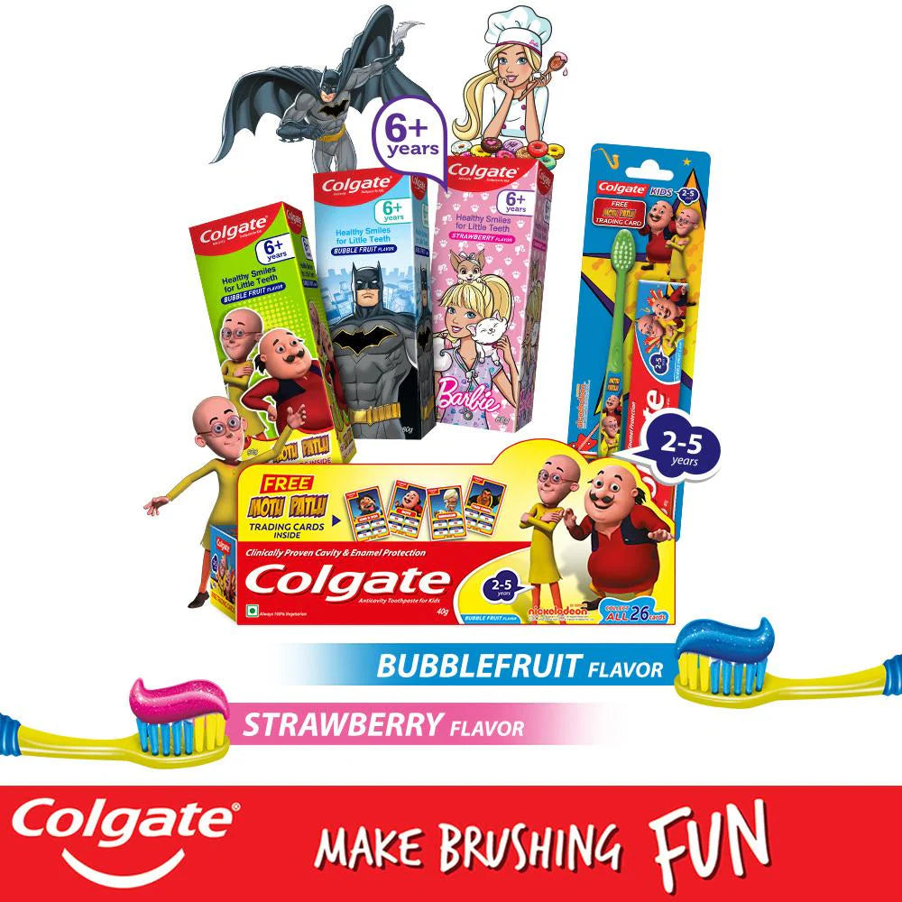 Colgate Barbie Strawberry Flavor Kids Toothpaste 80 g (6+ Years)