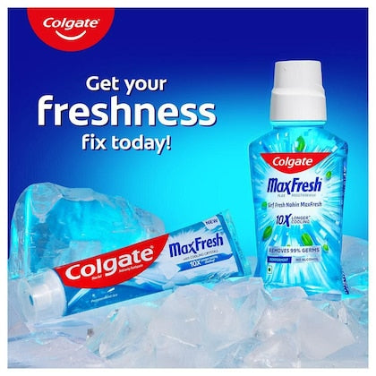Colgate Max Fresh Peppermint Ice Blue Gel Toothpaste 300 g