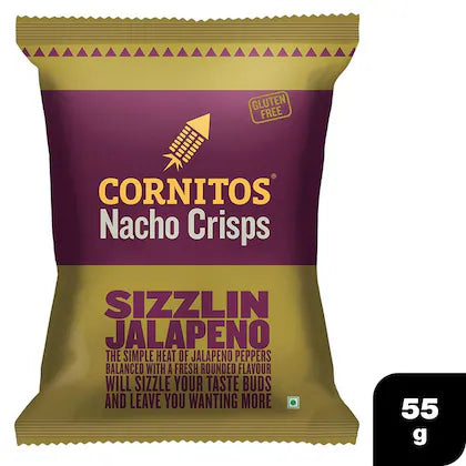 Cornitos Sizzlin Jalapeno Nacho Crisps 55 g