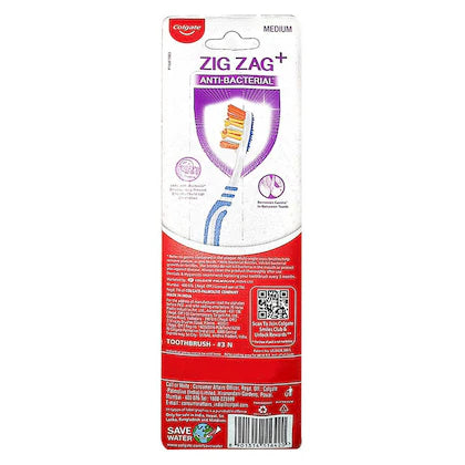 Colgate Zig Zag (Medium) Toothbrush (Pack of 3)