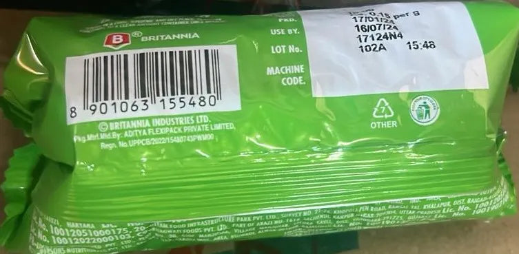 Britannia Tiger Krunch Coconut, 64.8 g