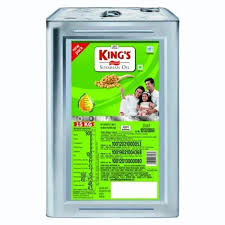 KING SOYA OIL 15KG TIN